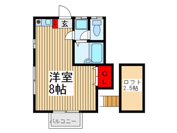 ハイツアサミの物件間取画像